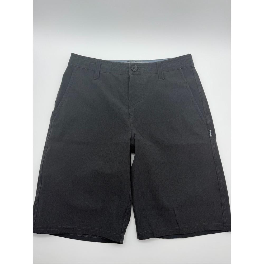 O'Neill HyperFreak Dark Grey Swim Beach Board Hybrid Shorts Size 26